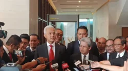 Ganjar dan Mahfud MD Hadiri Sidang Perdana PHPU Presiden