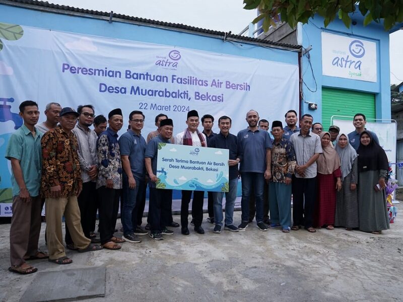 Hari Air Sedunia, Asuransi Astra Bangun Sarana Air Bersih di Bekasi