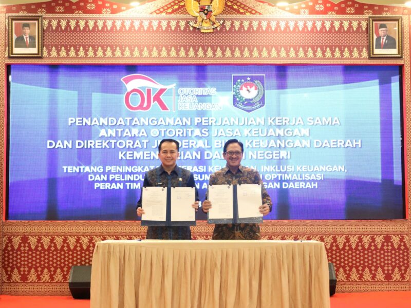 Kerja Sama Dengan Kemendagri, OJK Sepakat Perkuat Tim Percepatan Akses Keuangan Daerah
