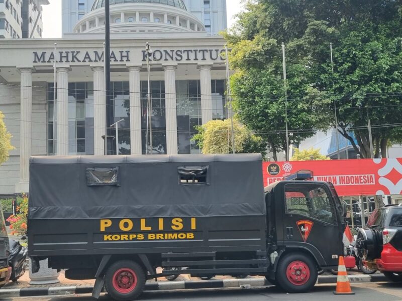 Ribuan Personel Gabungan Disiagakan Guna Amankan Sidang Putusan Sengketa Pilpres di MK