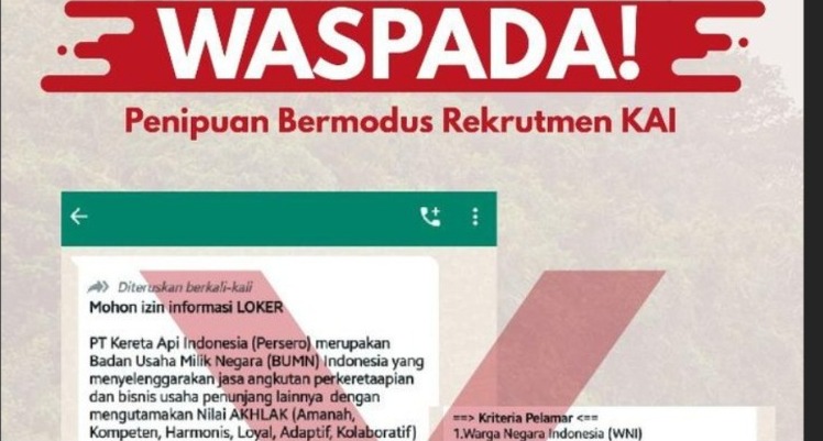 Lowongan Kerja Palsu Berkedok Dokumen Resmi, Korban Tertipu Tiket PDF Fiktif