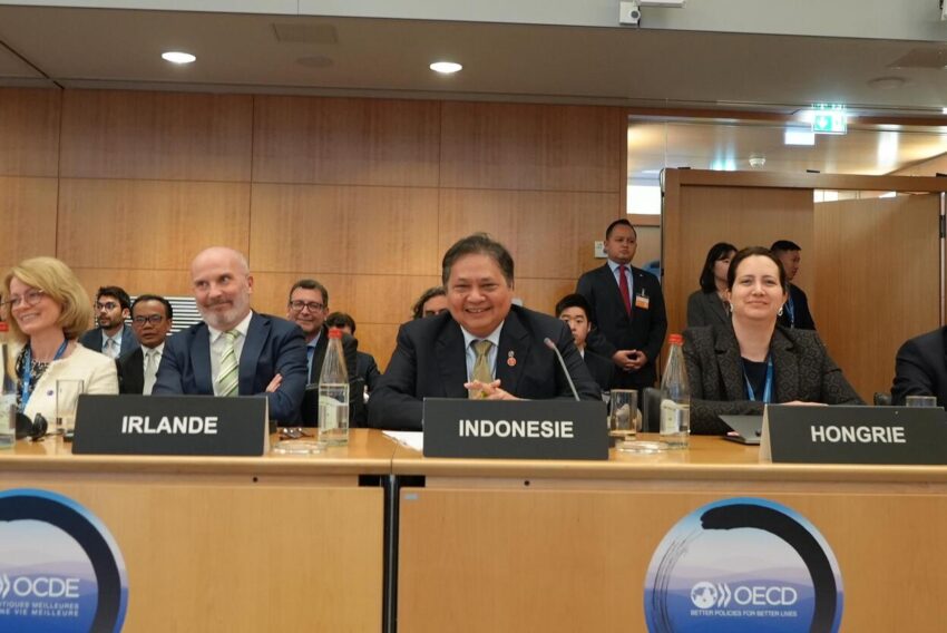 Menko Airlangga Tekankan Aksi Berbasis Solusi Untuk Ekonomi Berkelanjutan di PTM OECD