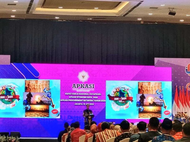 Buka Rakernas Apkasi, Presiden Jokowi Tekankan Inovasi dan Adaptasi