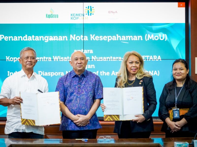 Fasilitasi Kerja Sama Kopisetara dengan IDNA, KemenKopUKM Targetkan UKM Tembus Pasar AS