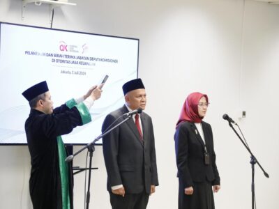 Lantik Dua Pejabat Baru, OJK Komitmen Lakukan Transformasi Organisasi Demi Kemajuan