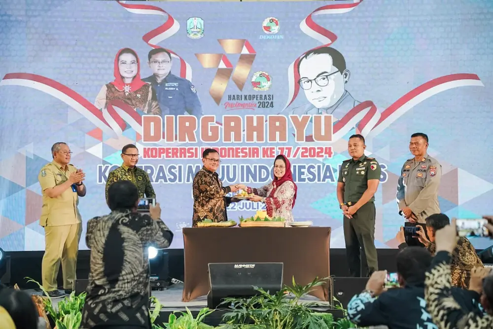 Perayaan Harkopnas ke-77 di Jawa Timur