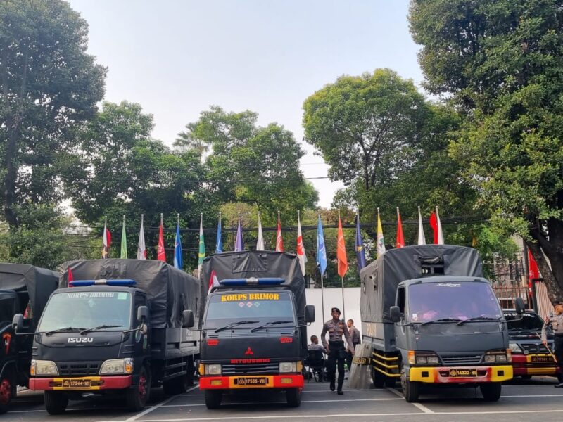 Amankan Demo di KPU, 1.293 Personel dan Rekayasa Lalu Lintas Disiagakan