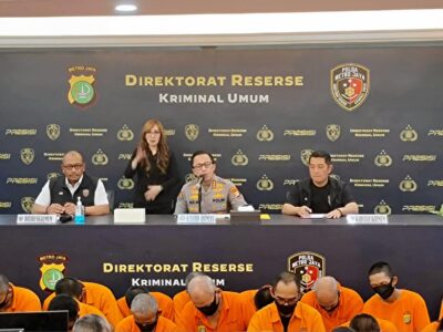 Polda Metro Jaya Amankan Puluhan Tersangka Dalam Kasus Judi Online
