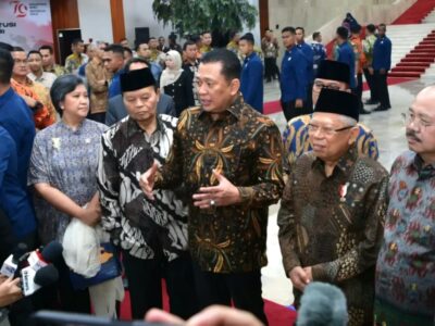 Pesan Ma’ruf Amin dan Bamsoet untuk Pilkada Serentak 2024