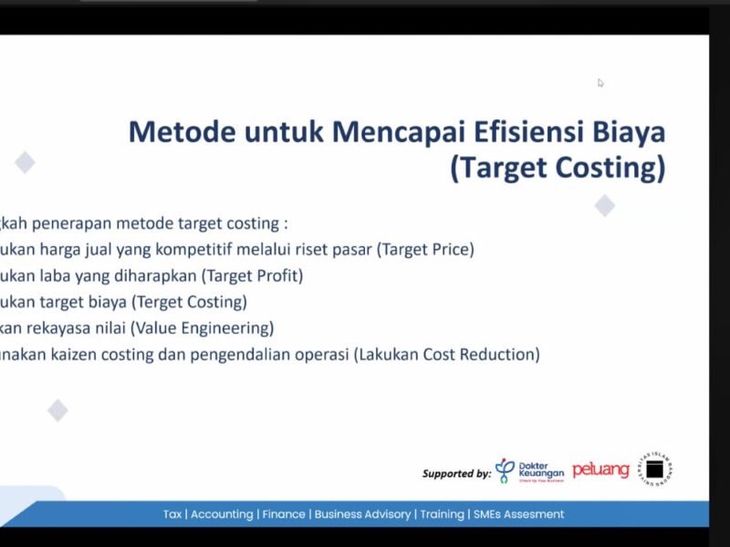 Hayed Consulting Bagikan Tips Optimalkan Bisnis Dengan Modal Tipis