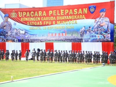 Jaga Perdamaian Dunia, Polri Kirim Satgas FPU ke Afrika Tengah