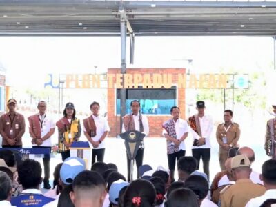 Kucurkan Rp1,3 Triliun, Jokowi Resmikan Tujuh PLBN Terpadu