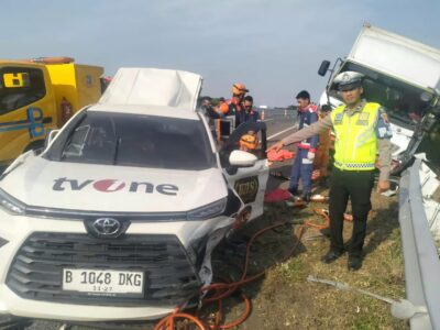 Alami Kecelakaan, 2 Jurnalis dan 1 Driver TvOne Tewas di Tol Pemalang