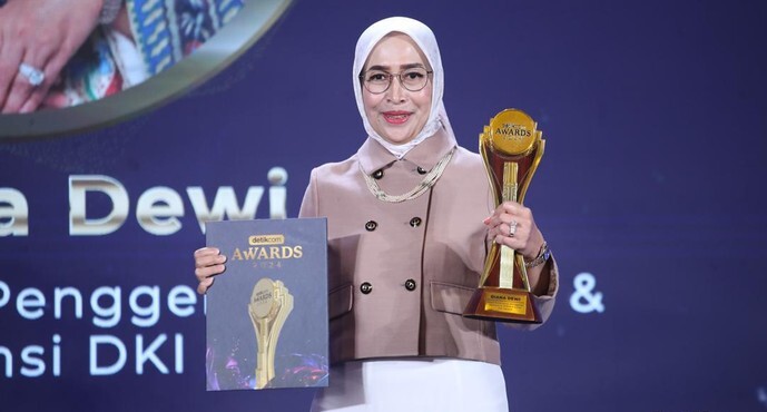 iana Dewi Raih Tokoh Wanita Penggerak Ekonomi dan UMKM DKI Jakarta