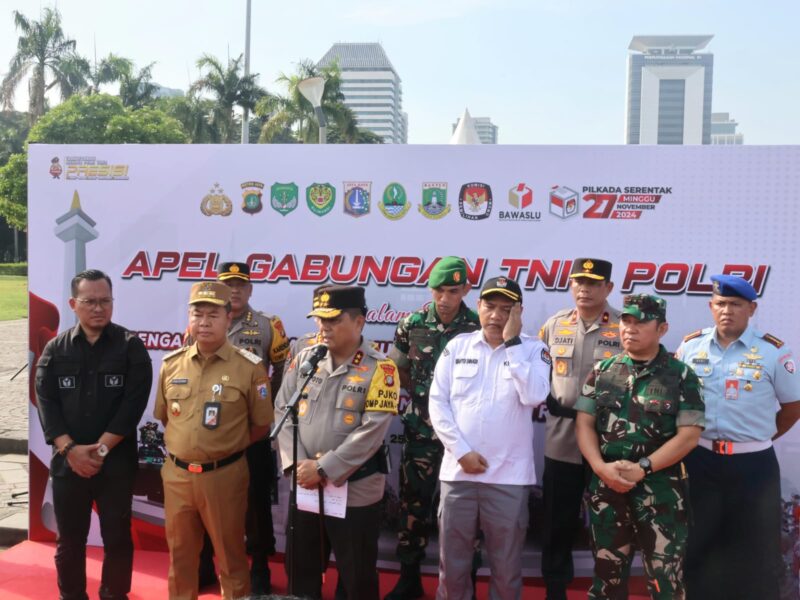 Amankan Pilkada Jakarta, Puluhan Ribu Personel Gabungan Dikerahkan