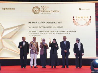 Jasa Marga Raih Dua Penghargaan di TOP Human Capital Awards 2024
