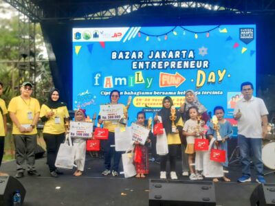Gelar Hari Anak Nasional, JIP Dukung UMKM Go Digital di Marunda