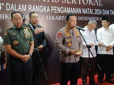 Kapolri Pastikan Pengamanan Natal dan Tahun Baru Berjalan dengan Optimal
