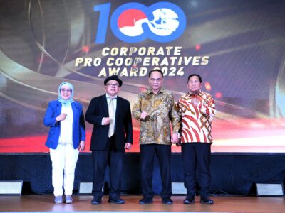 Apresiasi Menteri Koperasi Terhadap 100 Corporate Pro Cooperatives Award 2024