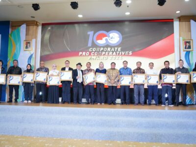 PT Suri Nusantara Jaya Raih Penghargaan 100 Korporasi pro Koperasi