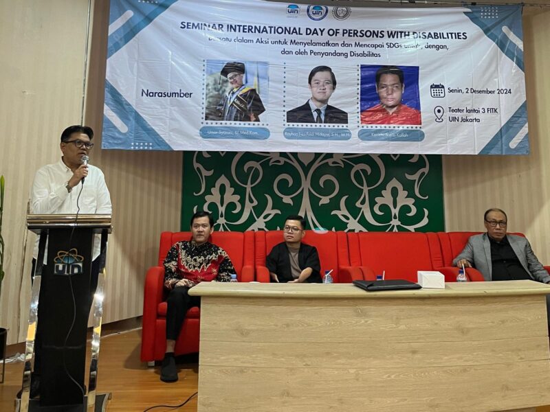 Peringati World Disabilities Day, UIN Syarif Hidayatullah Ajak Seluruh Kalangan Bersatu Perjuangkan Kesetaraan Hak Bagi Penyandang Disabilitas