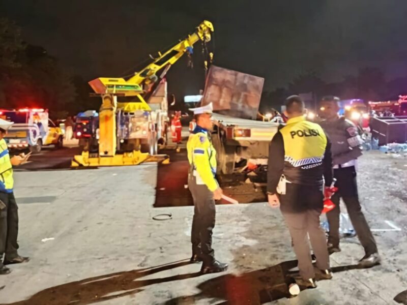 Kecelakaan Beruntun di Tol Jagorawi, Jasa Marga dan Kemenhub Lakukan Pengamanan