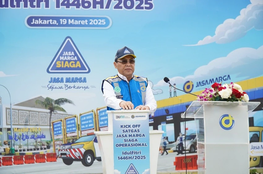 Jasa Marga Gelar Kick Off Siaga Operasional Idul Fitri 1446 H Kick off satgas jasa marga siaga operasional idul fitri 1446