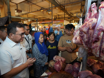 Mendag Pantau Harga dan Pasokan Pangan di Pasar Senen