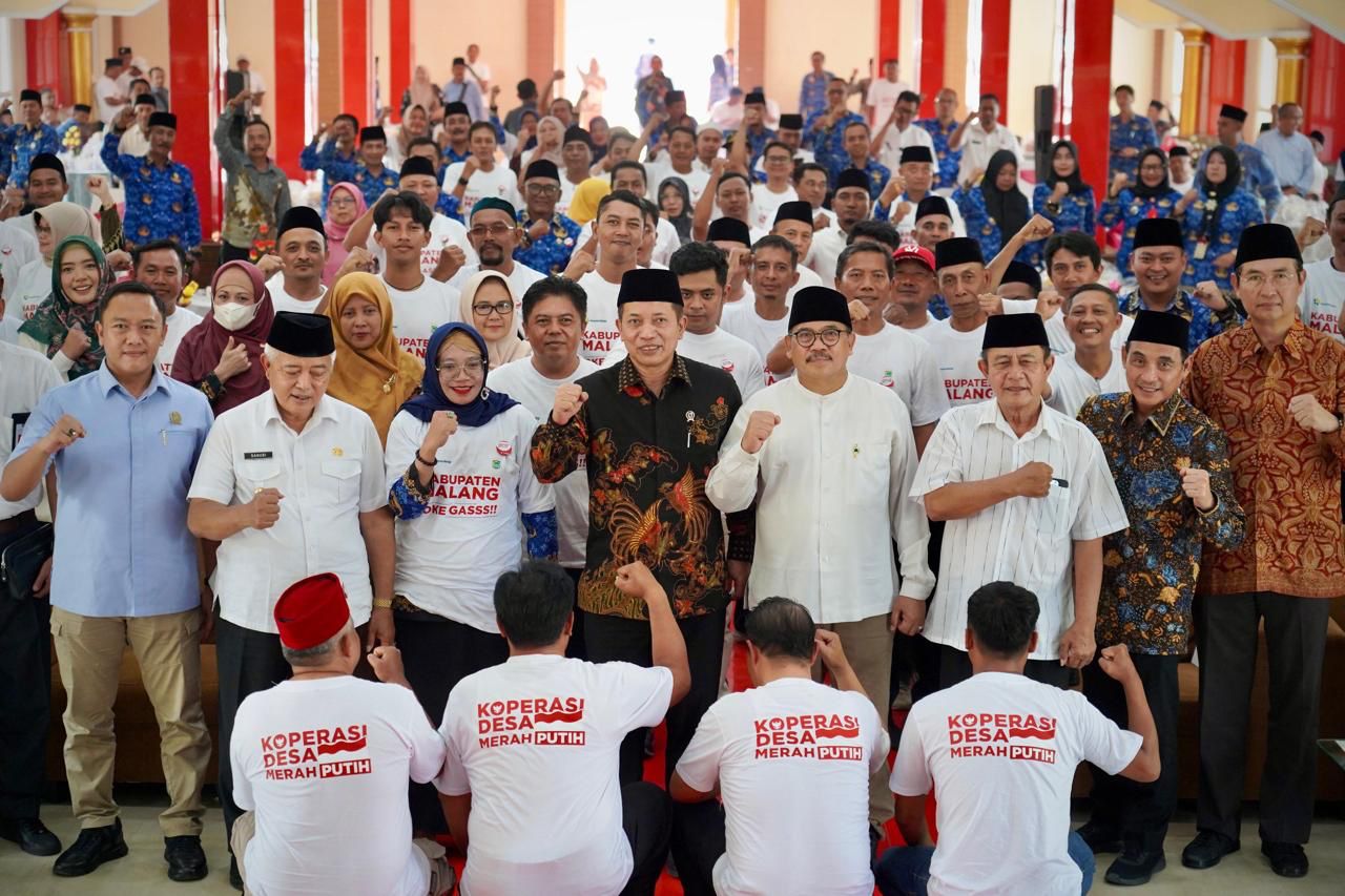 Koperasi Desa/Kelurahan Merah Putih di Malang Resmi Terbentuk