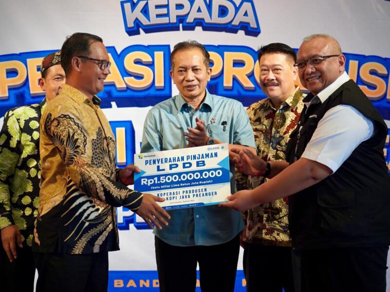 Kemenkop Gelontorkan Dana LPDB untuk Koperasi Kopi Java Preanger, Bukti Dukungan Ekonomi Kerakyatan