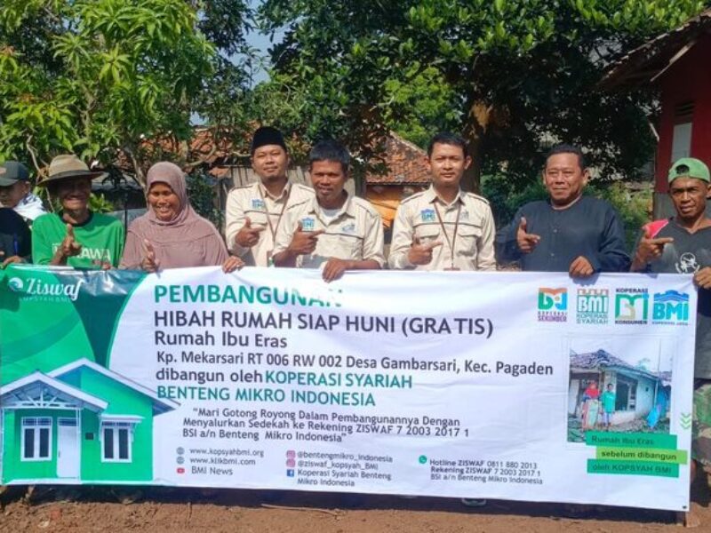 Program Hibah Rumah Kopsyah BMI Sasar Warga Tak Mampu di Subang dan Tangerang