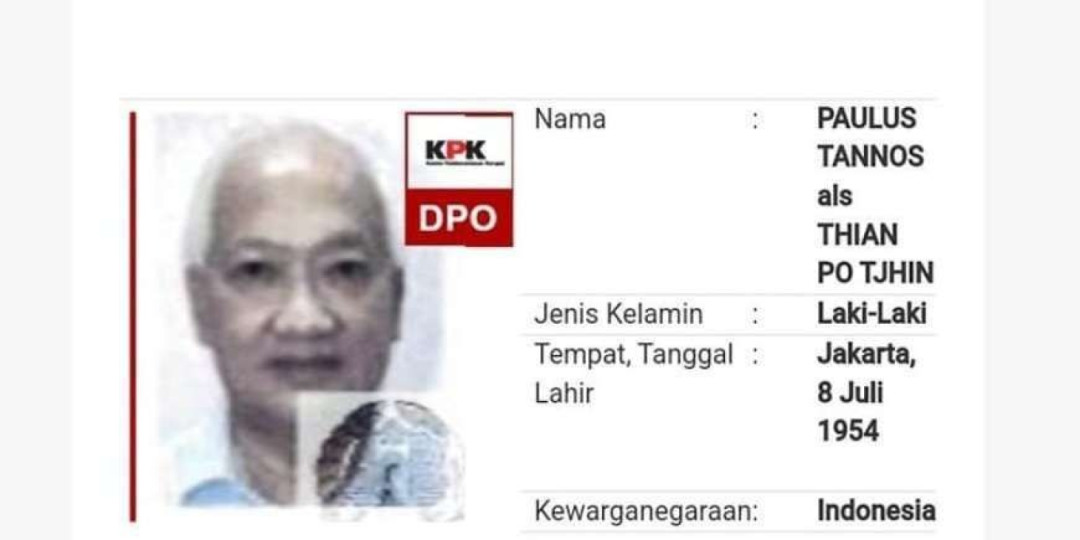 Indonesia Minta Singapura Tolak Penangguhan Penahanan Buronan e-KTP Paulus Tannos