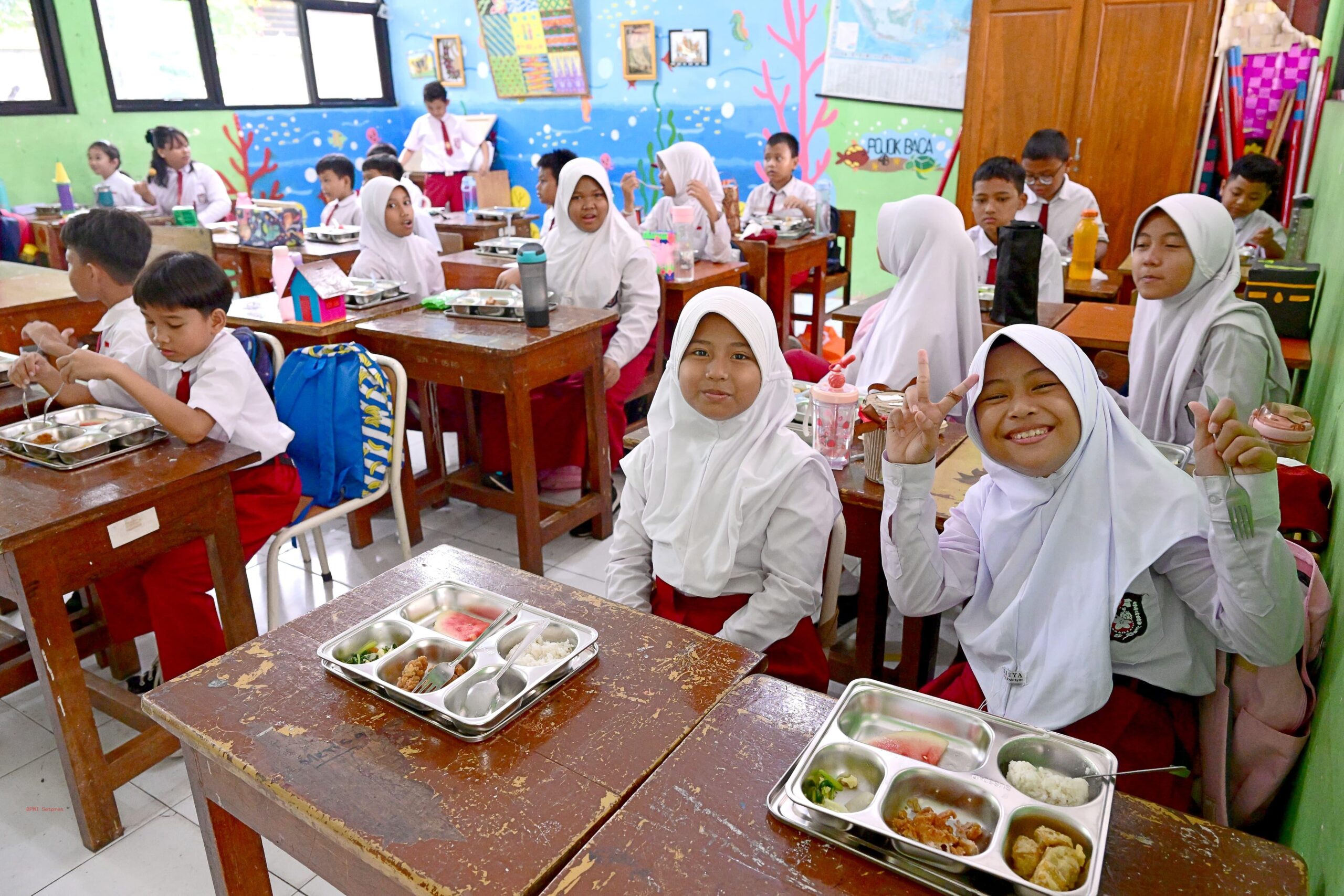 Program Makan Bergizi Gratis. Foto: setneg.go.id