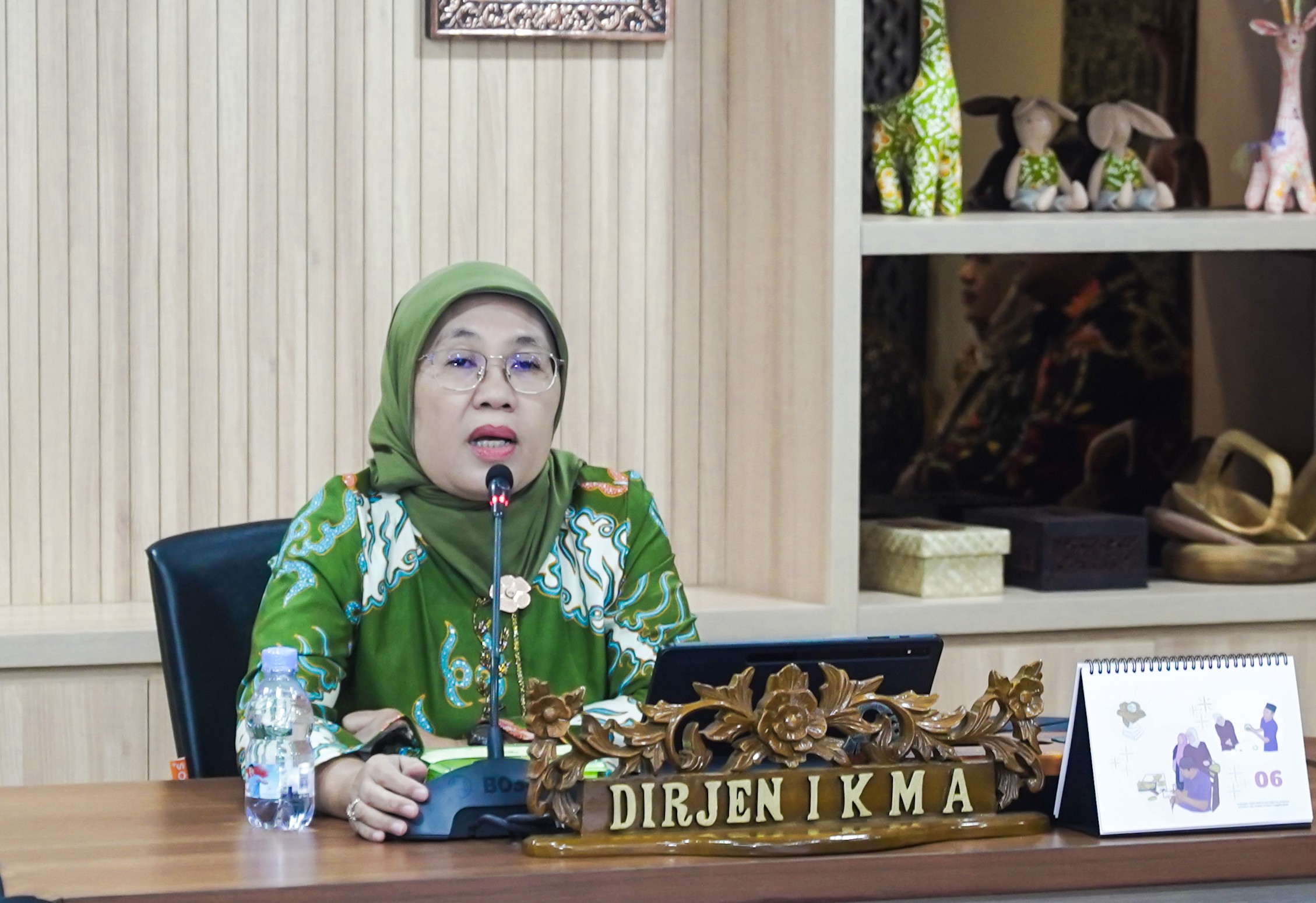 Direktur Jenderal Industri Kecil, Menengah dan Aneka (IKMA) Reni Yanita dalam keterangannya di Jakarta.