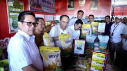 Menteri Koperasi (Menkop) Budi Arie Setiadi meninjau dan melakukan gladi bersih persiapan akhir acara launching (peresmian) 80 ribu lebih Koperasi Desa/Kelurahan (Kopdes/Kel) Merah Putih.