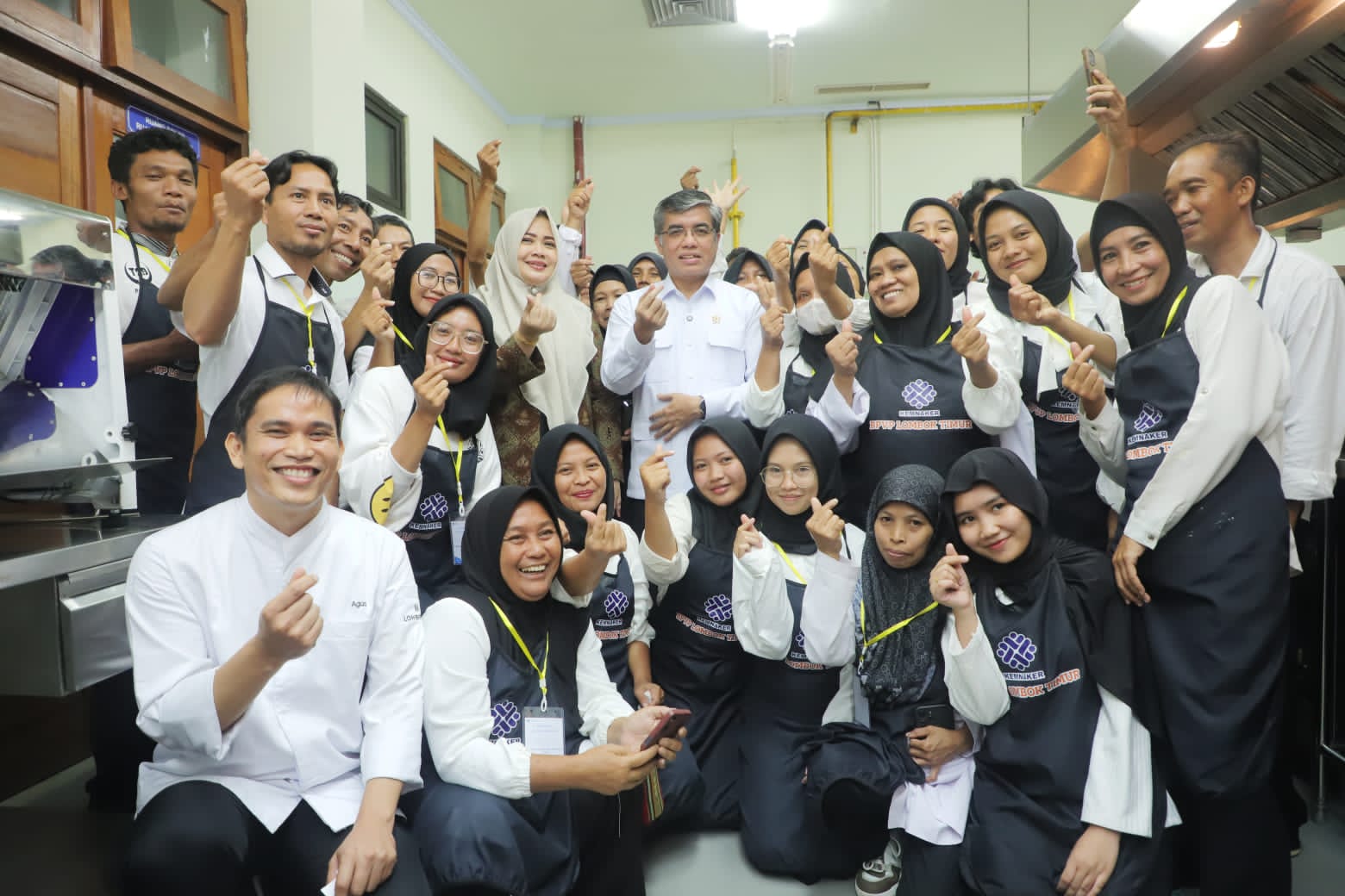 Menaker Yassierli membuka PBK di Balai Pelatihan Vokasi dan Produktivitas (BPVP) Lombok Timur (Lotim), Nusa Tenggara Barat, Kamis (31/7/2025).