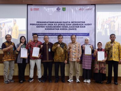 Jaga K3, 120 Pihak Teken Janji Integritas