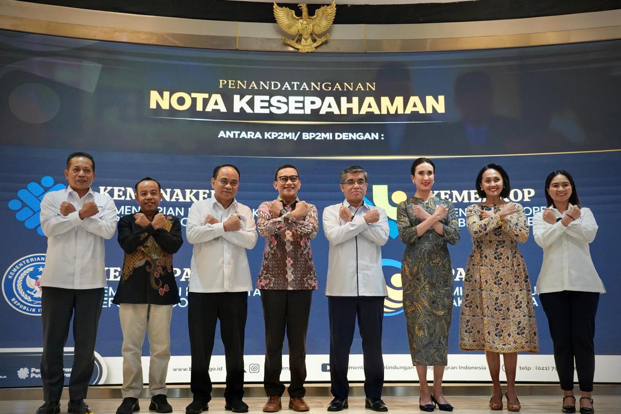 Penandatanganan Nota Kesepahaman Kementerian Koperasi dan Kementerian-Kementerian.