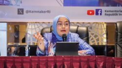 Direktur Jenderal Pembinaan Hubungan Industrial dan Jaminan Sosial (PHI dan Jamsos) Kementerian Ketenagakerjaan (Kemnaker), Indah Anggoro Putri.