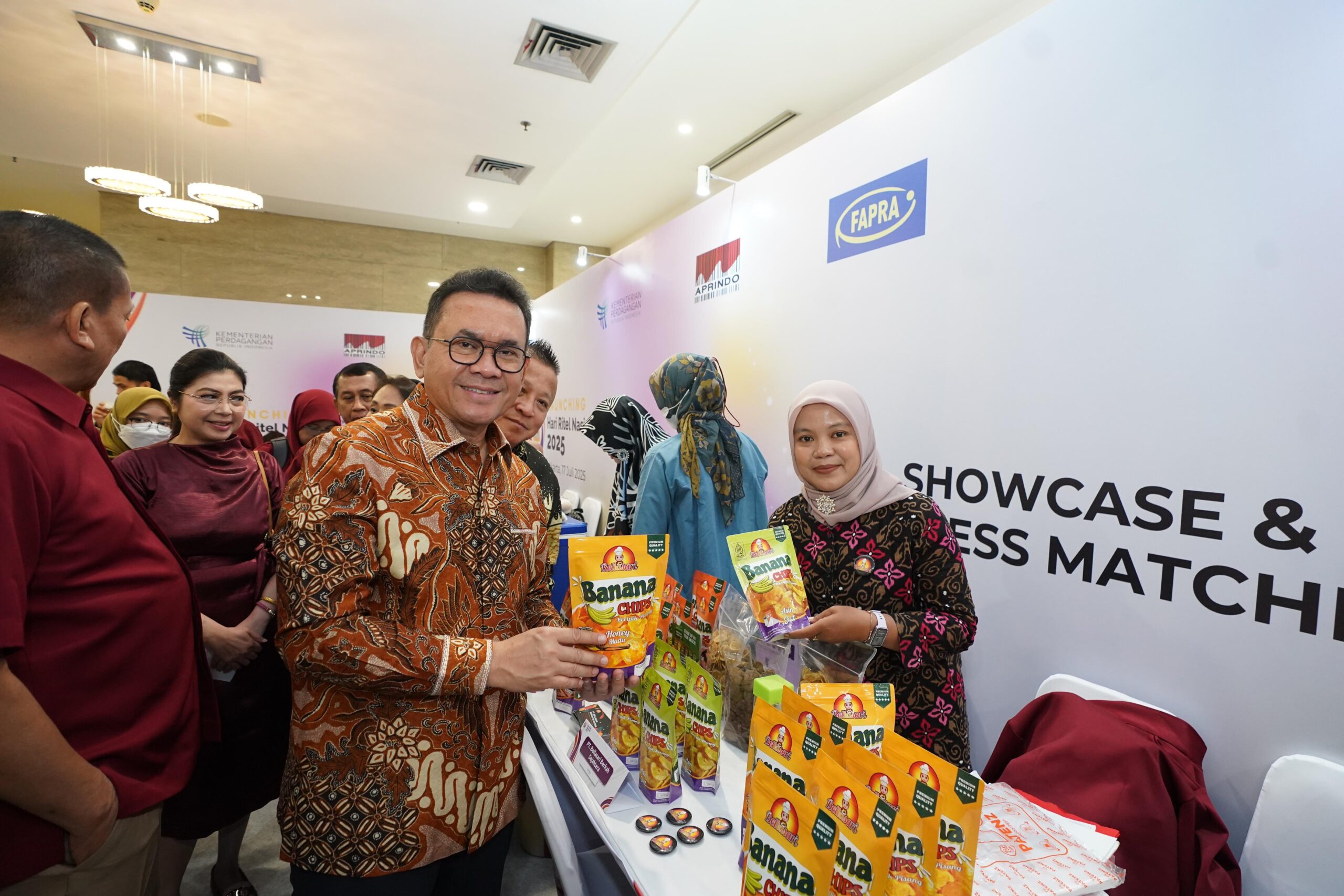 Peluncuran Hari Ritel Nasional 2025 di Jakarta, Kamis (17/7).