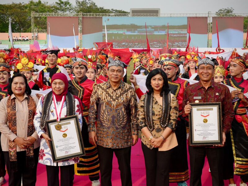Puncak Peringatan Hari Koperasi Ke-78 dan Roadshow SERGAPP Jawa Timur, Kamis (17/7/2025).