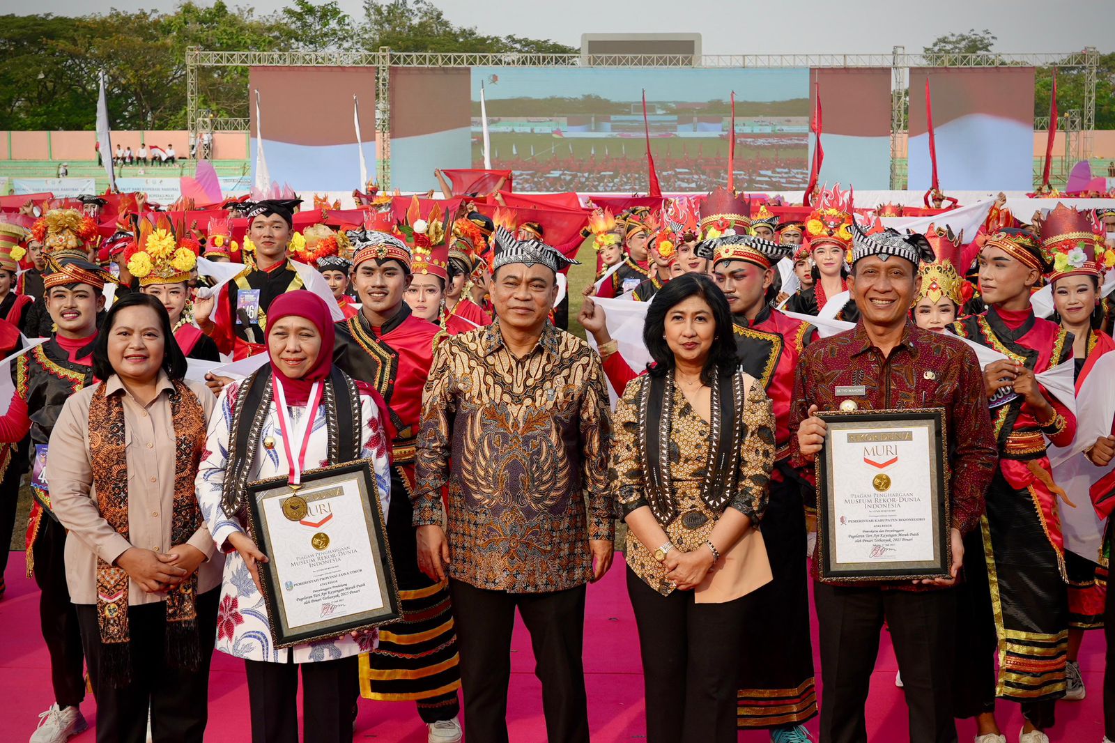 Puncak Peringatan Hari Koperasi Ke-78 dan Roadshow SERGAPP Jawa Timur, Kamis (17/7/2025).