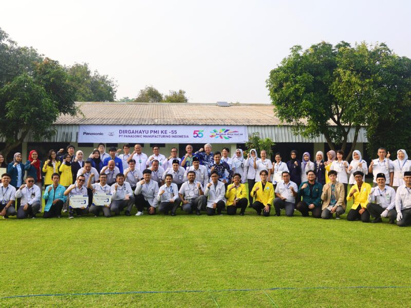 Hari Ulang Tahun ke-55 PT Panasonic Manufacturing Indonesia di Jakarta Timur.