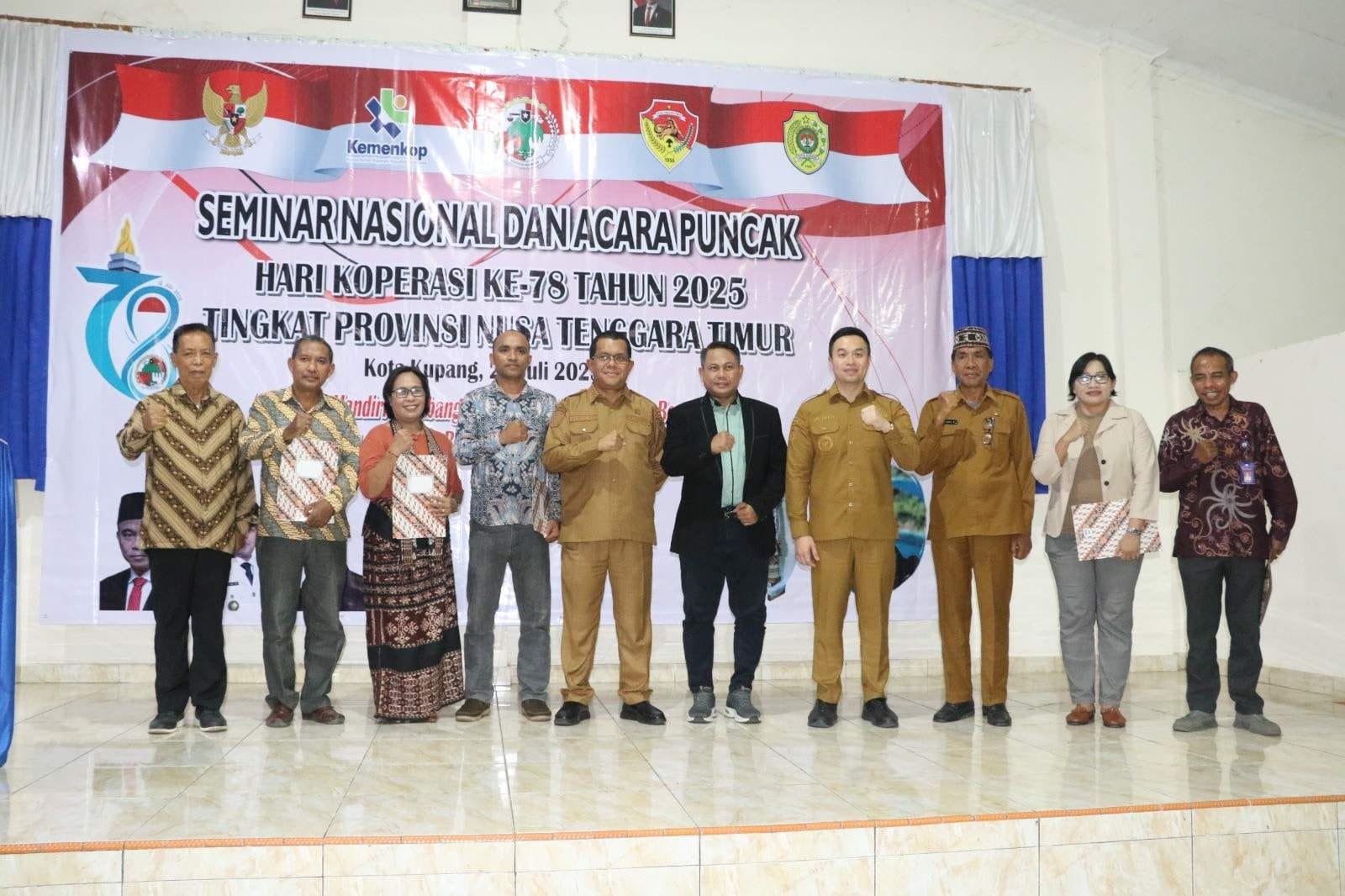 Harkop ke-78 di NTT, Gubernur Melki Tegaskan Koperasi Fondasi Kebangkitan Ekonomi