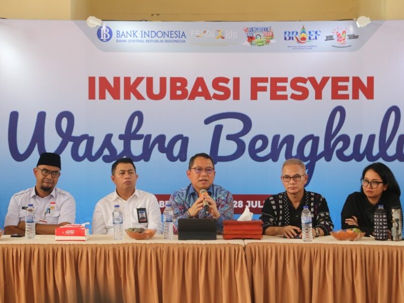 BI Dorong UMKM Bengkulu Kembangkan Wastra Lokal untuk Tembus Pasar Global