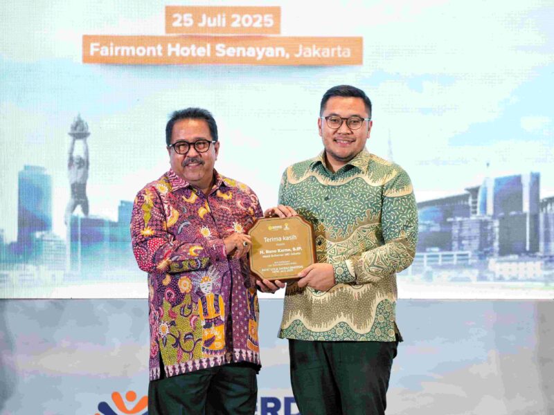Wakil Gubernur (Wagub) DKI Jakarta, Rano Karno, menghadiri Rapat Kerja Daerah (Rakerda) Himpunan Pengusaha Muda Indonesia (HIPMI) Jaya
