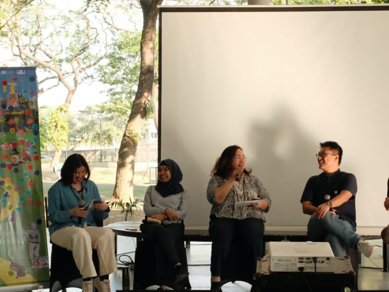 Architalks menggelar forum diskusi bertema “Parks for People: Toward a Greener Jakarta” di Tebet Eco Park, Kamis (31/7).