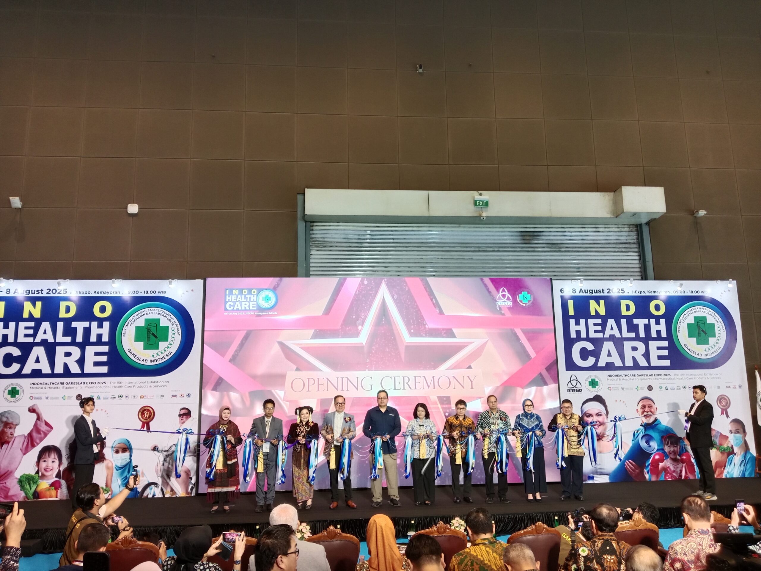 Pembukaan pameran Indohealthcare Gakeslab Expo. Foto: Ratih