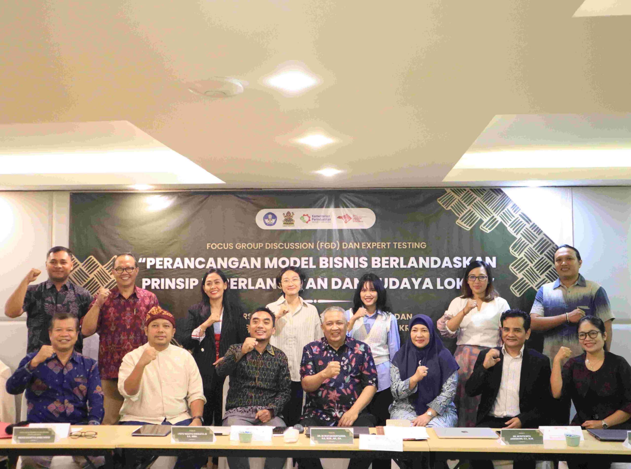 Kemenperin melalui Balai Pemberdayaan Industri Fesyen dan Kriya (BPIFK) bekerja sama dengan Fakultas Ekonomi dan Bisnis (FEB) Universitas Mahasaraswati Denpasar. 