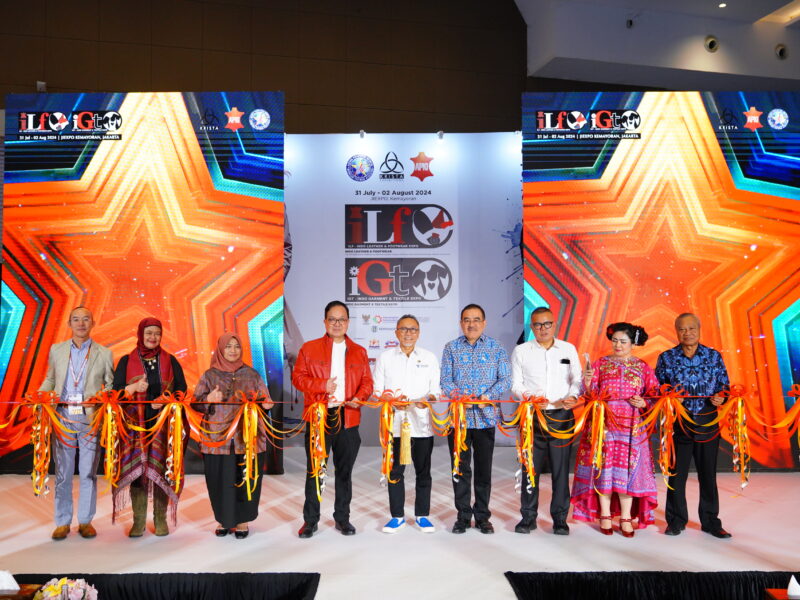Opening Ceremony Indo Leather & Footwear (ILF) Expo. Foto: Krista Exhibition